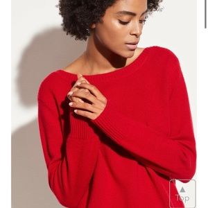 Vince cashmere boatneck pullover XS
